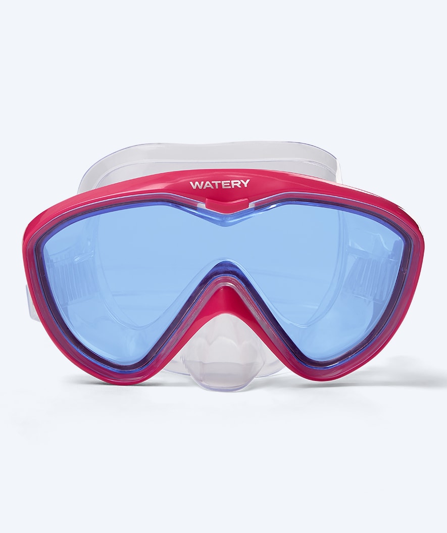 Watery junior duikmasker (8-15) - Nerina - Roze/blauw
