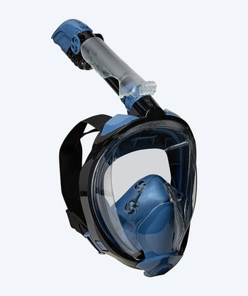 Watery volwassenen snorkelmasker - Ocean Pro - Donkerblauw