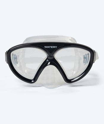 Watery junior duikmasker (8-15) - Ohio - Zwart