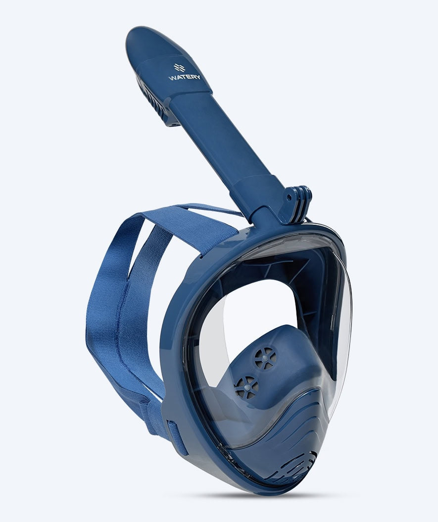 Watery kind snorkelmasker - Oxygen - Donkerblauw