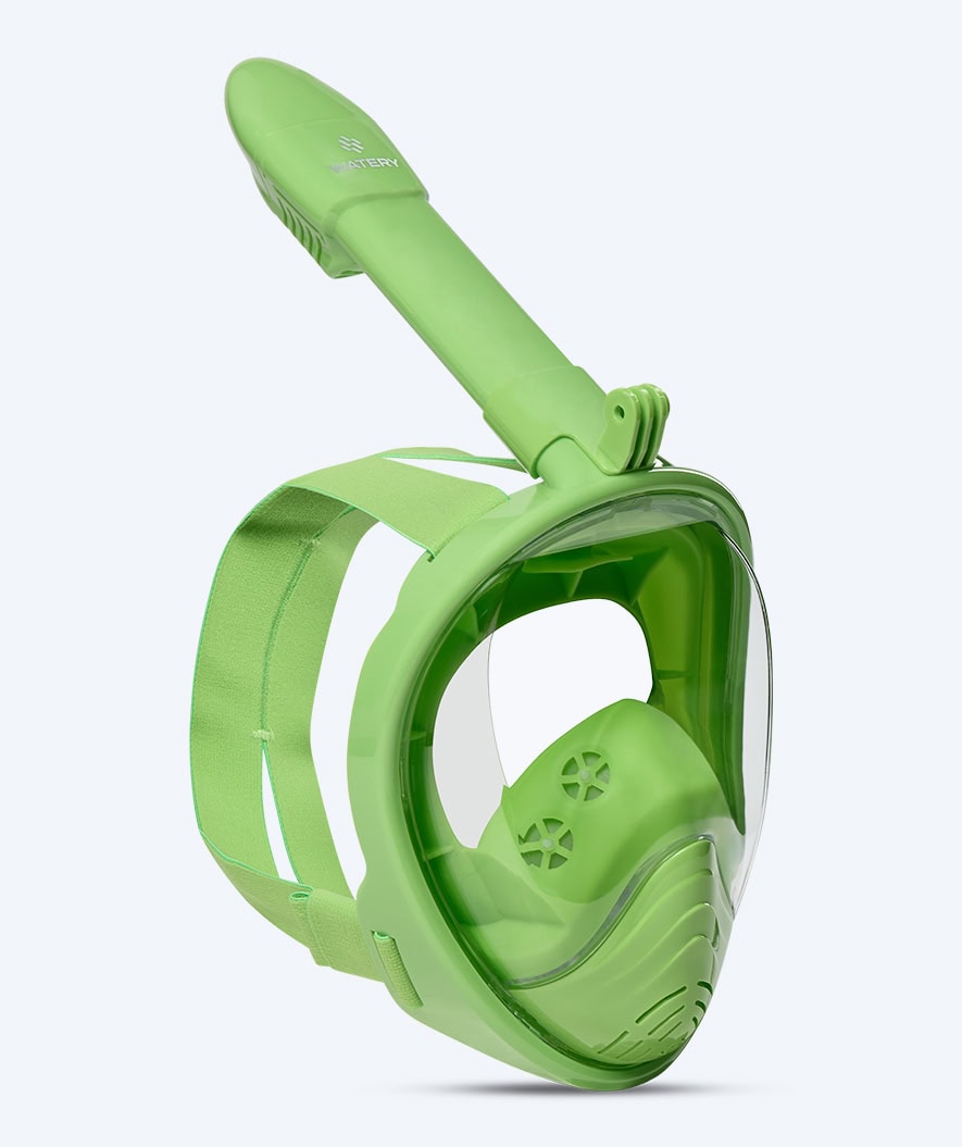 Watery kind snorkelmasker - Oxygen - Groen