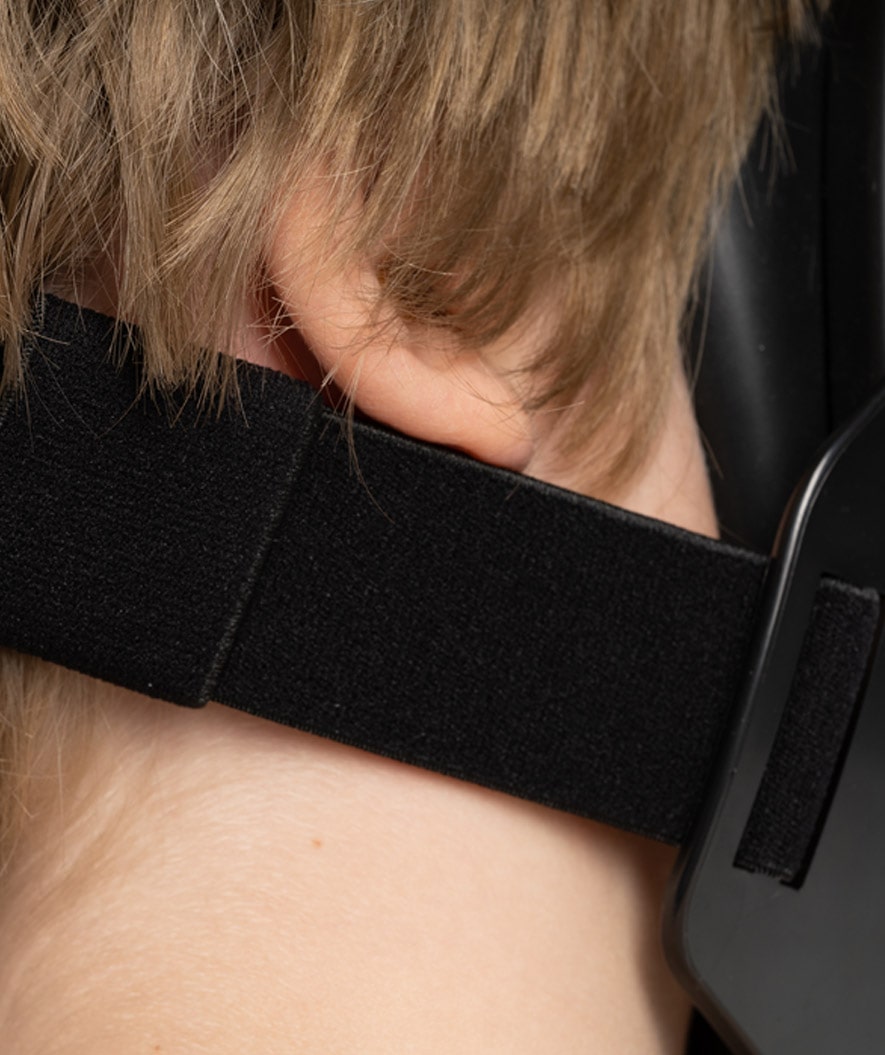 Watery kind snorkelmasker - Oxygen - Zwart