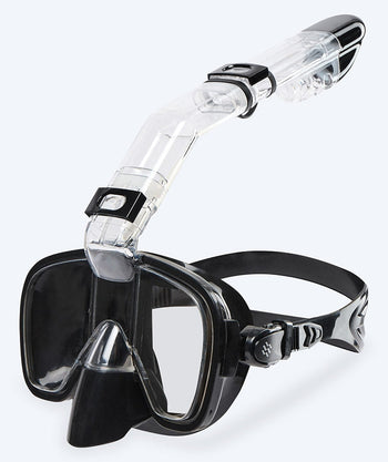 Watery kind snorkelmasker - Pearl - Zwart