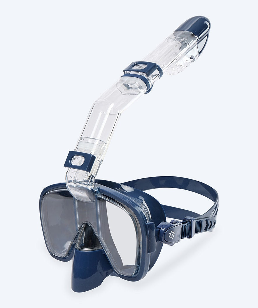 Watery kind snorkelmasker - Pearl - Donkerblauw