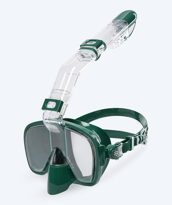 Watery kind snorkelmasker - Pearl - Donkergroen
