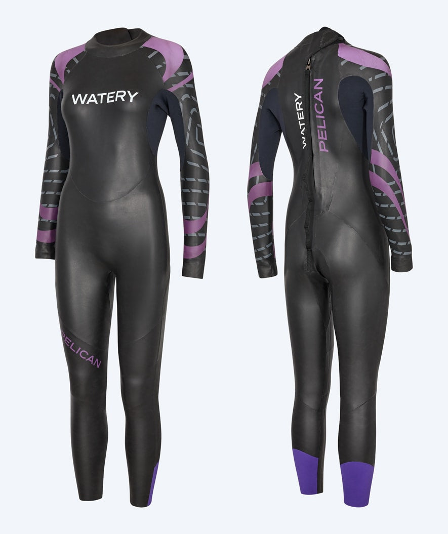 Watery dames wetsuit - Pelican - Paars