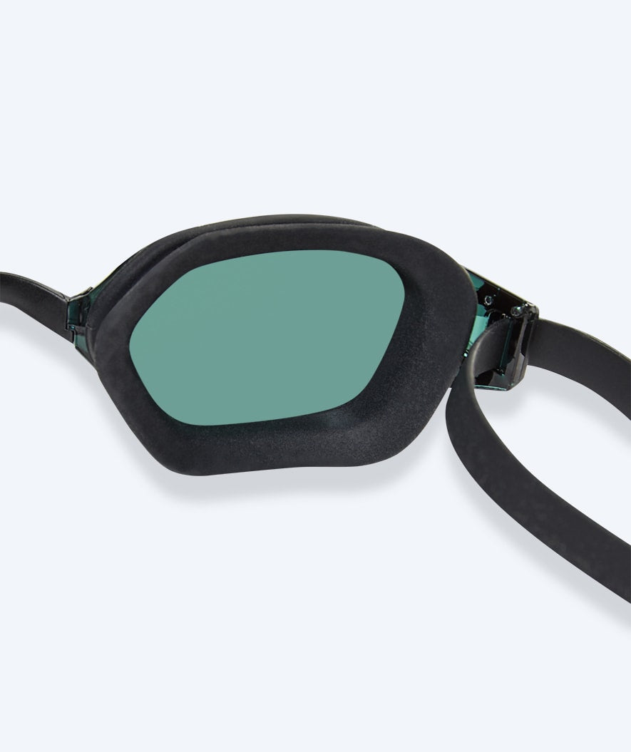 Watery kind wedstrijd zwembril - Power Lane - Zwart/zilver