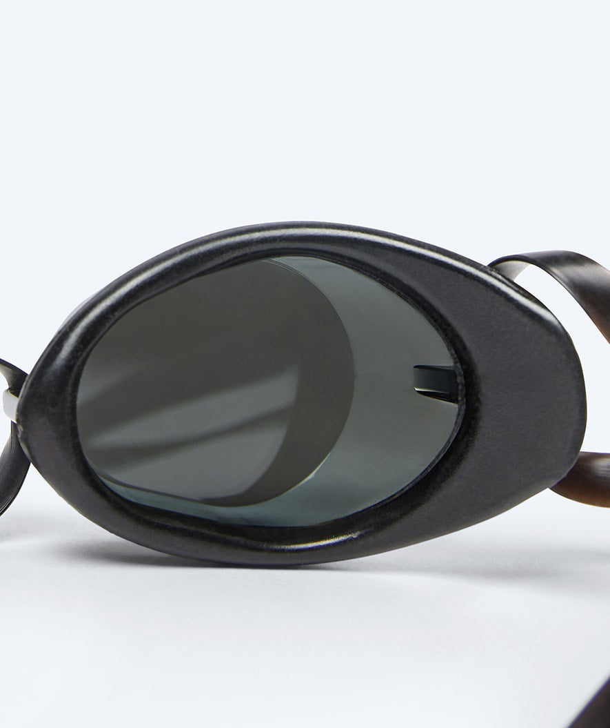 Watery zwembril - Proflex Swedish Mirror - Zwart/zilver