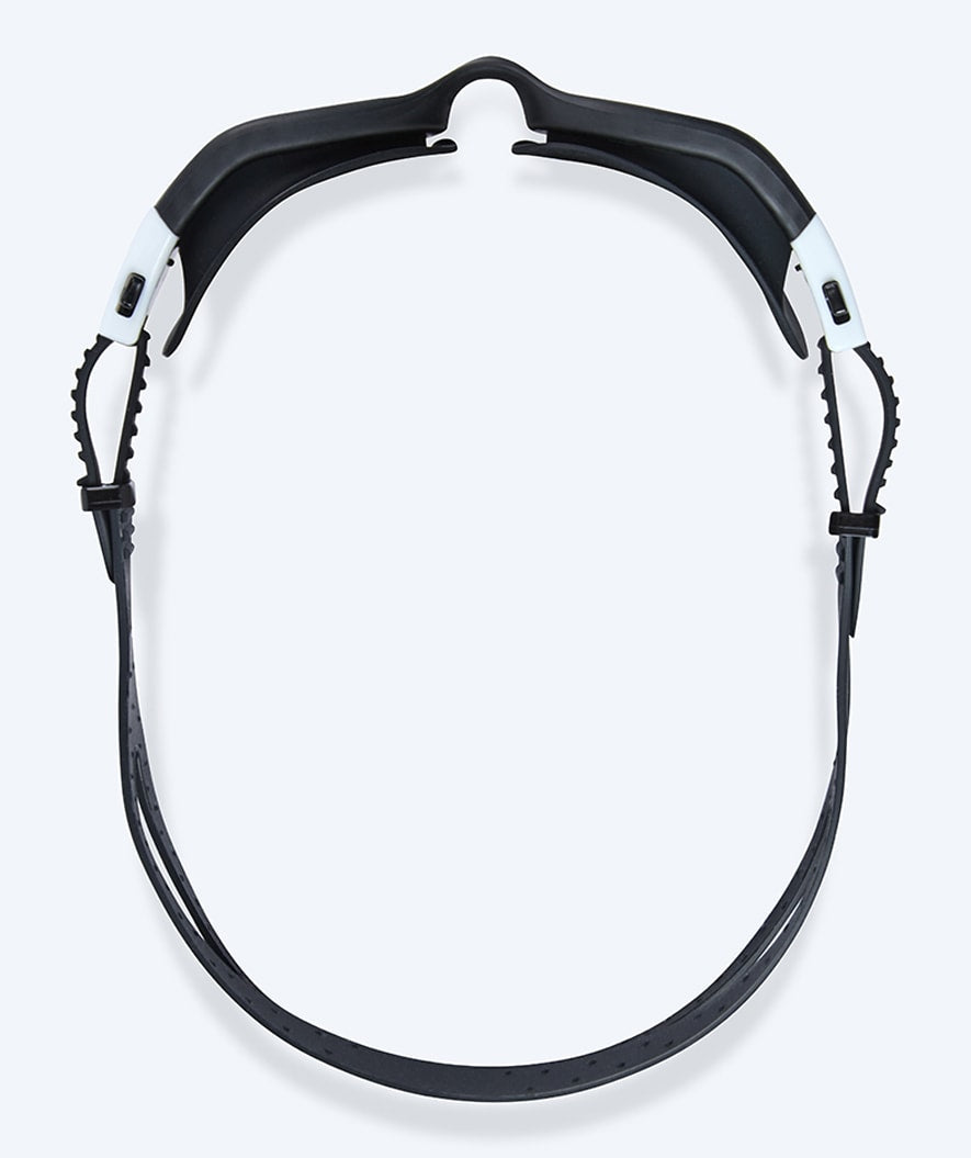 Watery training zwembril - Raven Mirror - Zwart/wit