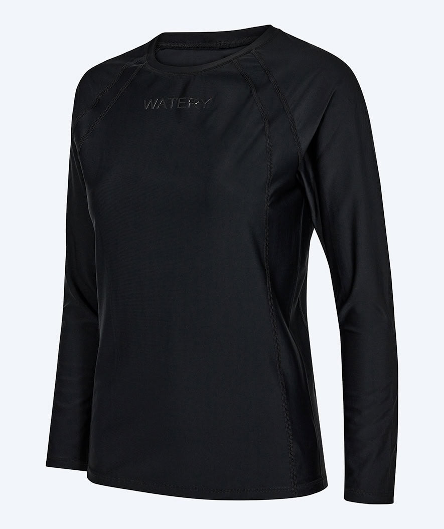 Watery dames UV-shirt - Remington Long Sleeve Rashguard- Zwart