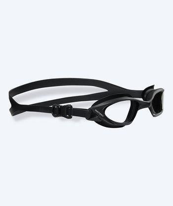 Watery training zwembril - Saunton - Zwart/helder