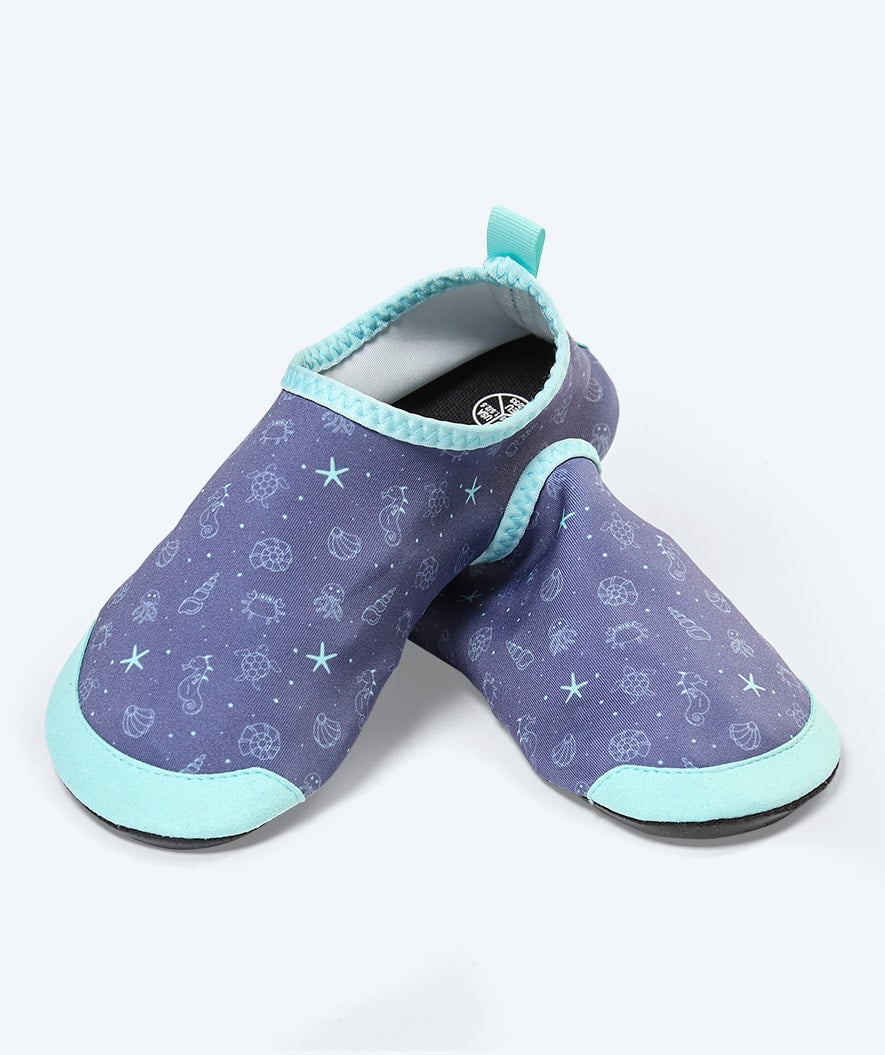 Watery kind zwemsokken - Seadon - Atlantisch Turquoise