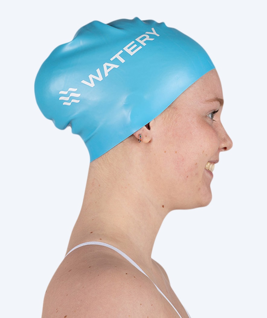 Watery lang haar badmuts - Signature - Blauw