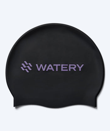 Watery badmuts - Signature Metallic - Zwart/paars