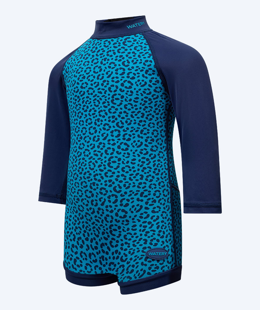 Watery baby wetsuit - Sunset Wrap - Atlantic Blue