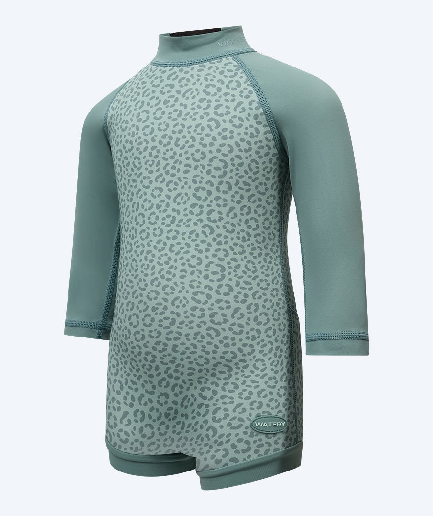 Watery baby wetsuit - Sunset Wrap - Groen