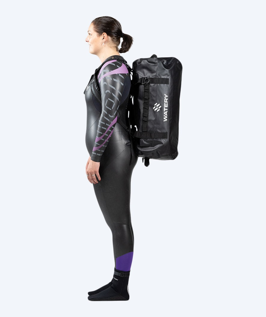 Watery waterdichte duffel tas - Swim 50L - Zwart