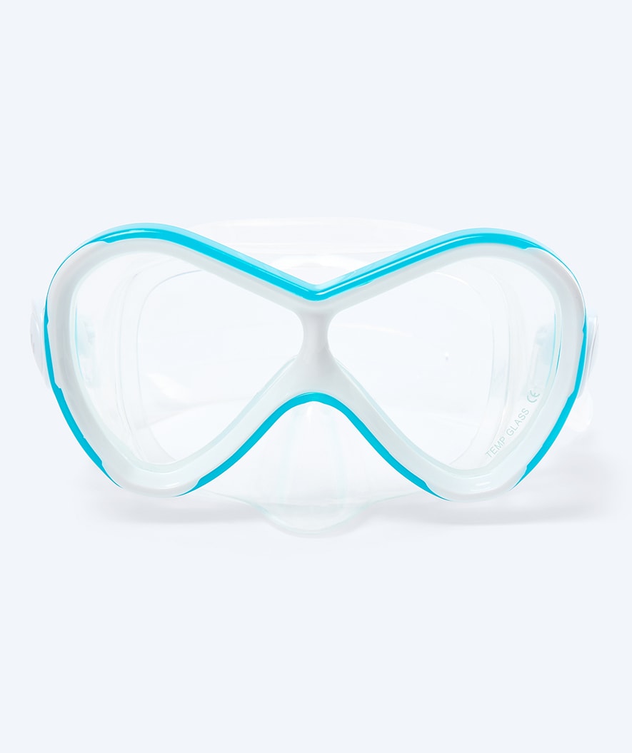 Watery kind snorkelset - Fisher/Triton - Lichtblauw
