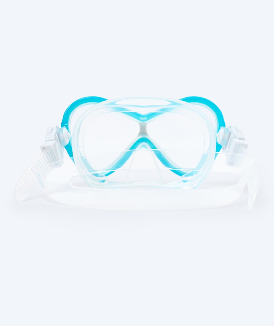 Watery kind Combo snorkelset - Triton Full-dry - Lichtblauw