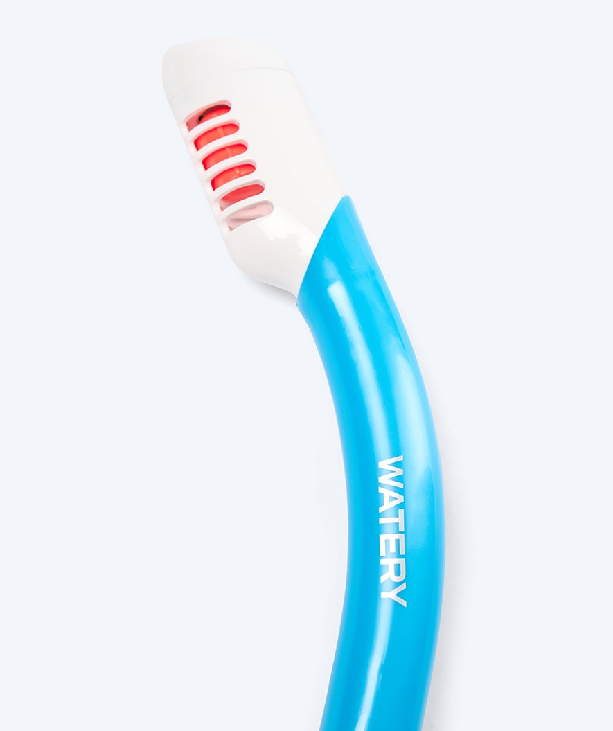 Watery kind Combo snorkelset - Triton Full-dry - Lichtblauw