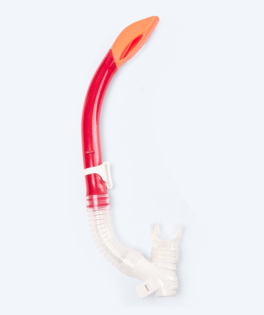 Watery kind Combo snorkelset - Triton Semi-dry - Rood