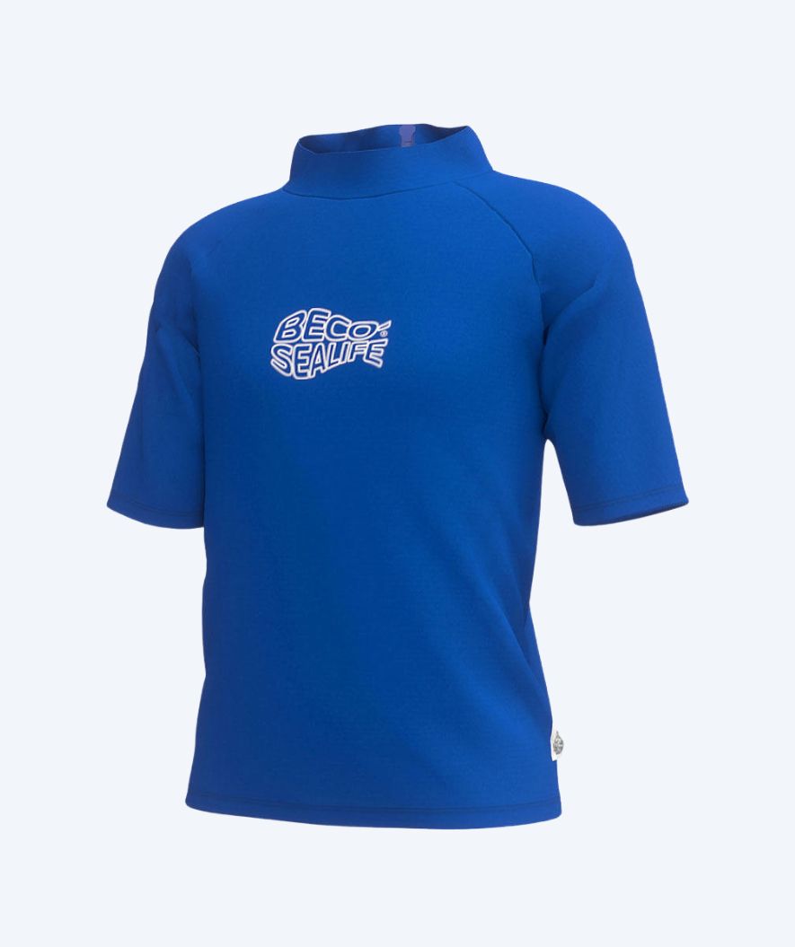 Beco kind UV-shirt - Sealife Korte Mouw Rashguard - Blauw