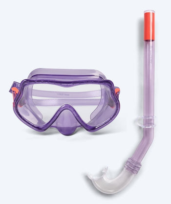 Watery kind Combo snorkelset (4-10) - Winslet - Paars