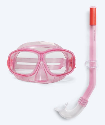 Watery kind Combo snorkelset (4-10) - Wyre - Roze