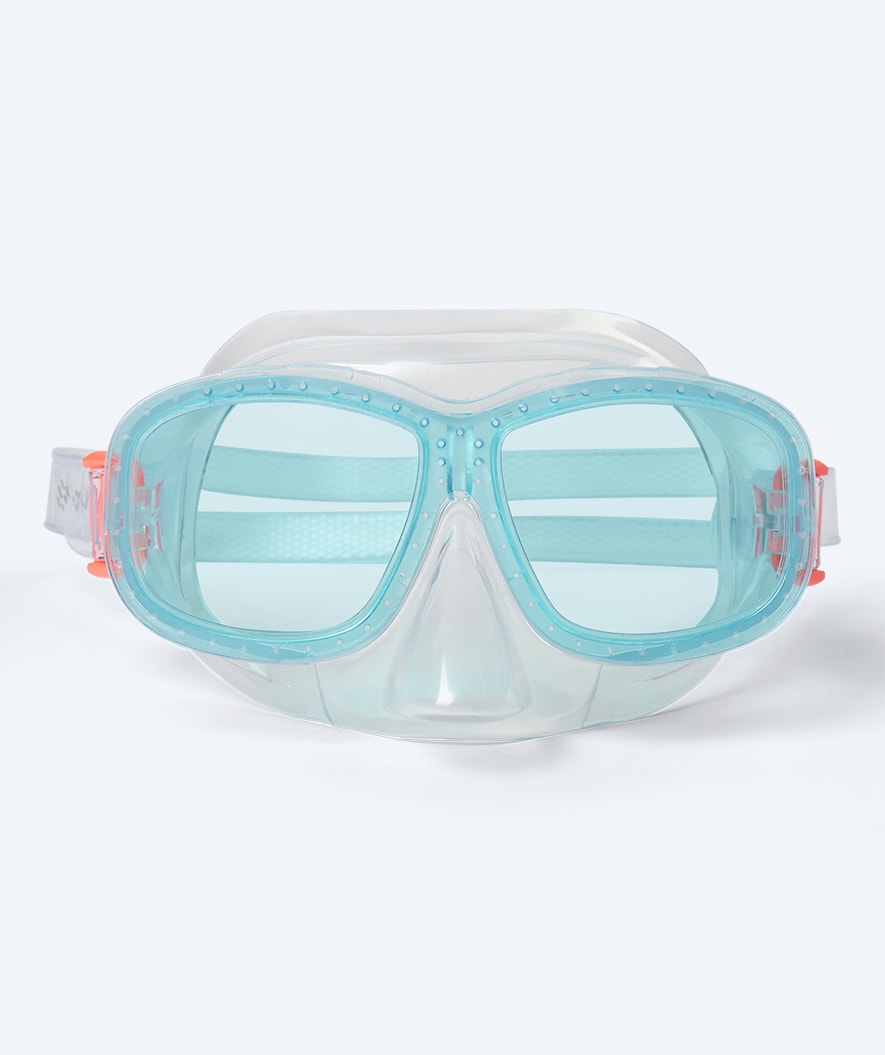 Watery kind duikmasker (4-10) - Wyre - Wit/blauw