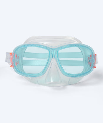 Watery kind duikmasker (4-10) - Wyre - Wit/blauw