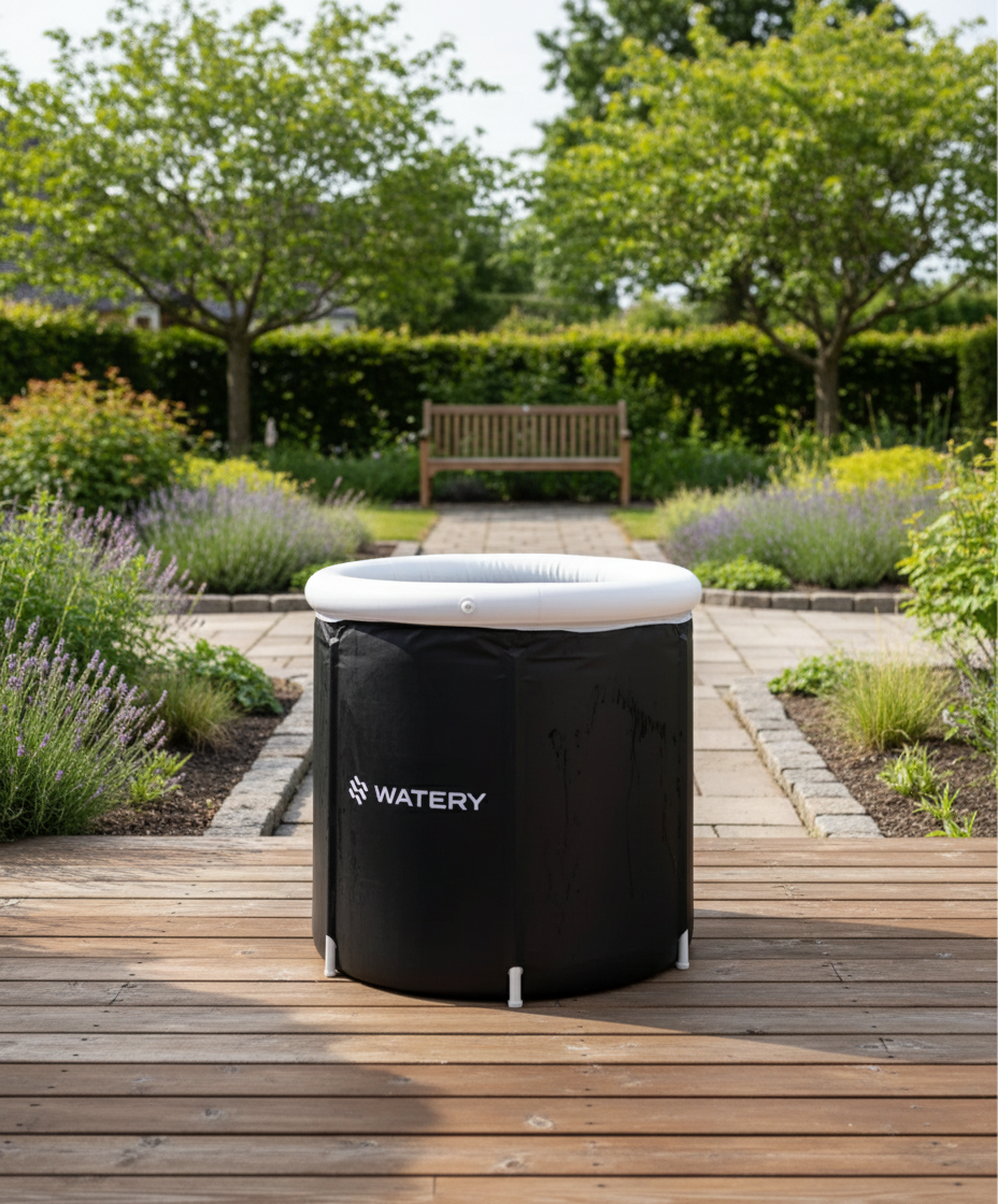 Watery opblaasbaar ijsbad - Hero - Zwart