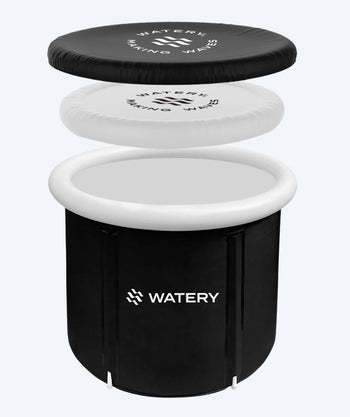 Watery opblaasbaar ijsbad - Hero - Zwart