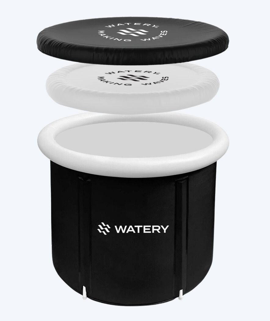 Watery opblaasbaar ijsbad - Hero - Zwart