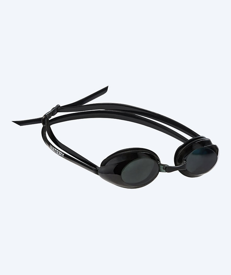 Watery verziende zwembril op sterkte voor volwassenen - (+2.5) – (+3.5) - Catch - Zwart (Smoke lens)
