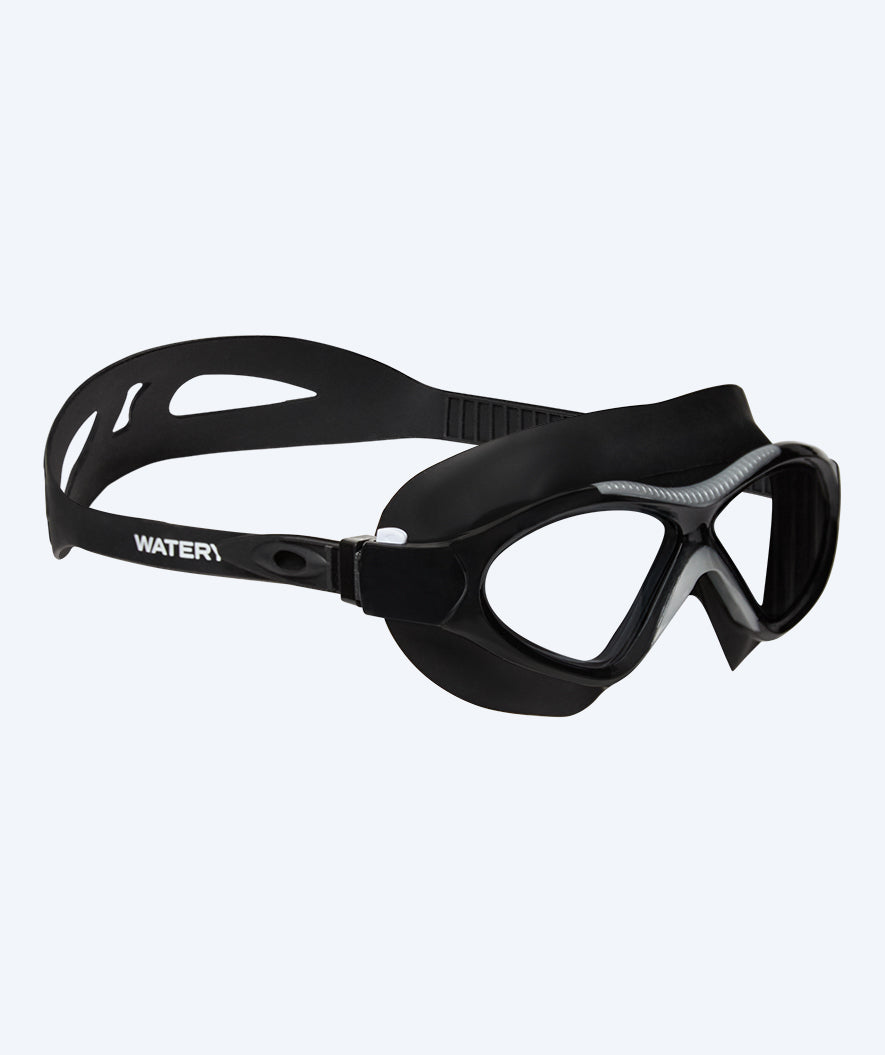 Watery junior zwemmasker - Cruise - Zwart/helder