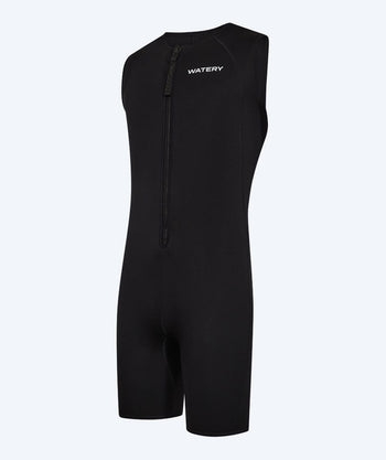 Watery kort john wetsuit - Haven - Zwart