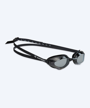 Watery Elite zwembril - Poseidon Ultra - Zwart/smoke