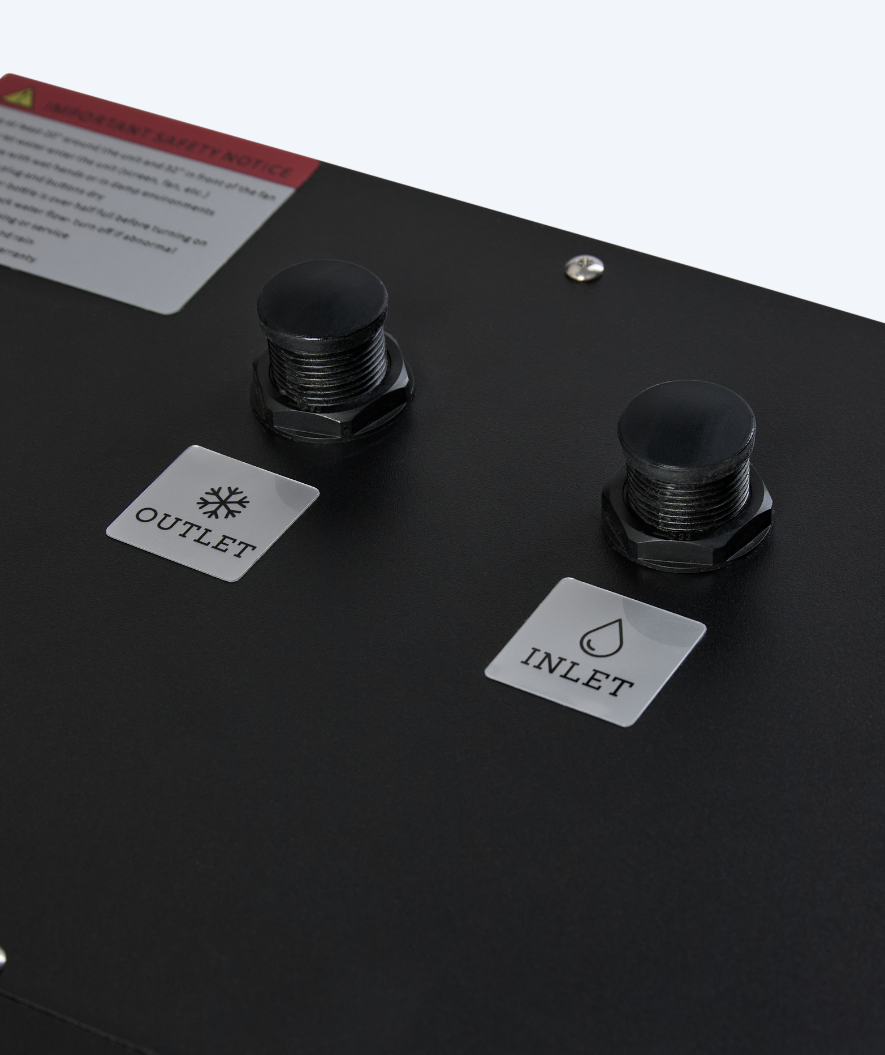 Watery waterkoeler voor ijsbad - Dense Cooler - Zwart