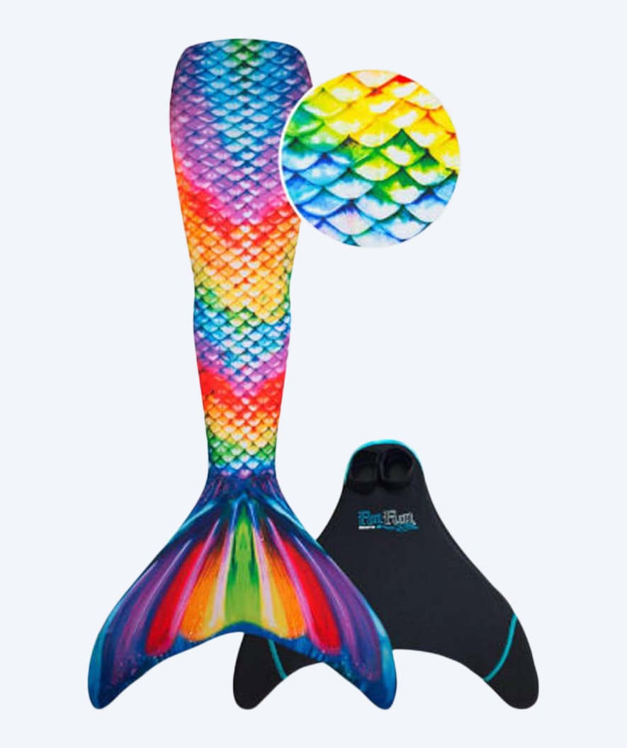 Fin Fun volwassenen zeemeerminstaart - Set - Rainbow Reef