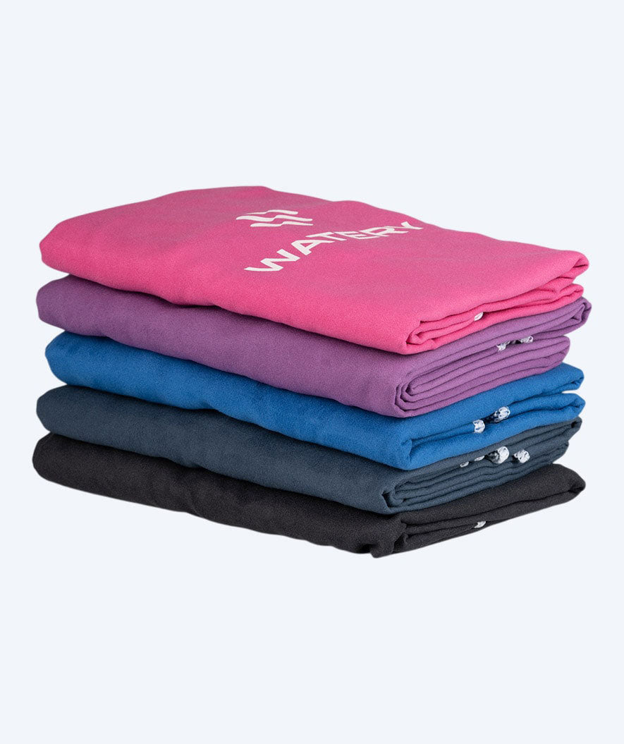 Watery volwassenen badponcho - Microvezel - Donkerblauw