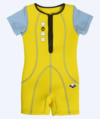 Arena kind neopreen wetsuit - Friends - Geel/lichtblauw
